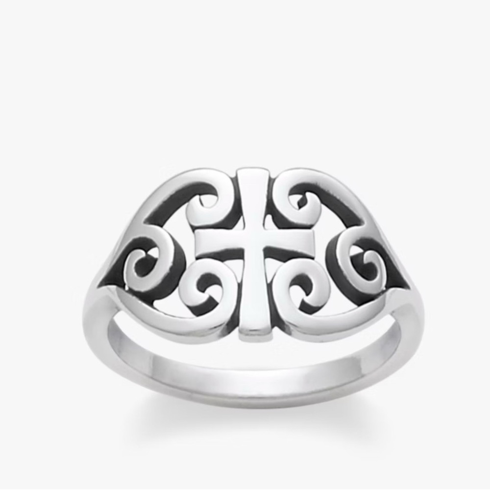 James Avery size 9 Cross Ring